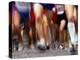 Blurred Action of Runner's Legs Competing in a Race, New York, New York, USA-Chris Trotman-Premier Image Canvas