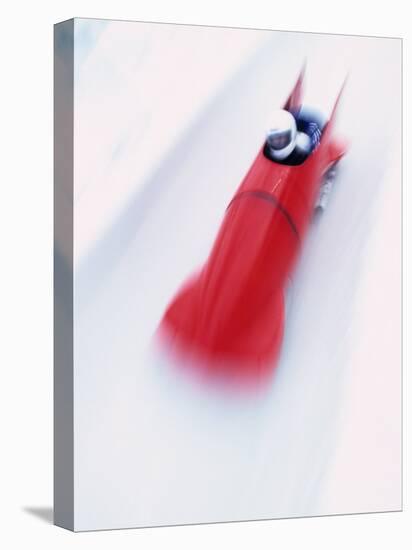 Blurred Action of Two Man Bobsled, Park City, Utah, USA-Chris Trotman-Premier Image Canvas