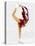 Blurred Action of Woman Figure Skater, Torino, Italy-Chris Trotman-Premier Image Canvas