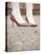 Blurred Image of Ladies Shoes-Jillian Melnyk-Premier Image Canvas