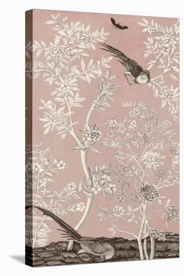 Blush Chinoiserie II-Naomi McCavitt-Stretched Canvas