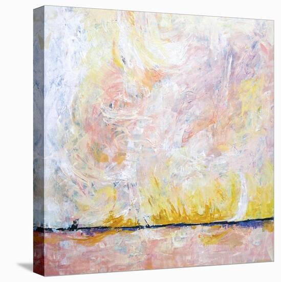 Blush field-Hyunah Kim-Stretched Canvas