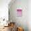 Blush Pink Abstract Watercolor III-Hallie Clausen-Stretched Canvas displayed on a wall