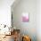 Blush Pink Abstract Watercolor-Hallie Clausen-Stretched Canvas displayed on a wall