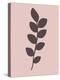 Blush Pink Tropical Leaf I-Jasmine Woods-Stretched Canvas