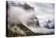 Blustery El Capitan and Half Dome, Fog at Yosemite National Park-Vincent James-Premier Image Canvas