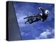 Bmx Cyclist Flying Off the Vert-null-Premier Image Canvas