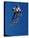 Bmx Cyclist Flys over the Vert-null-Premier Image Canvas