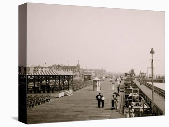 Board Walk, Asbury Park, N.J.-null-Stretched Canvas