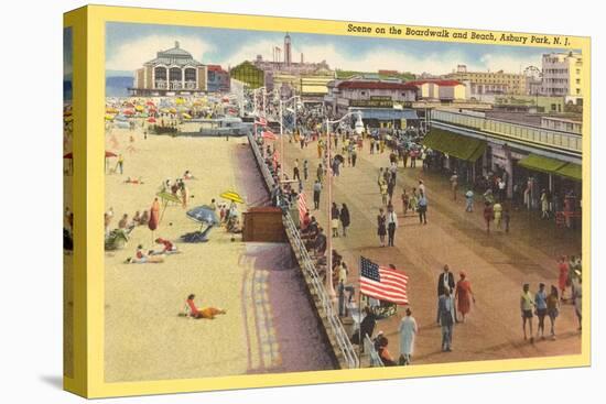 Boardwalk, Asbury Park, New Jersey-null-Stretched Canvas