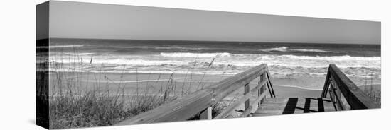 Boardwalk Leading Towards a Beach, Playlinda Beach, Canaveral National Seashore, Titusville-null-Premier Image Canvas