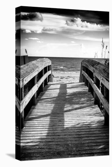 Boardwalk on the Beach at Sunset-Philippe Hugonnard-Premier Image Canvas