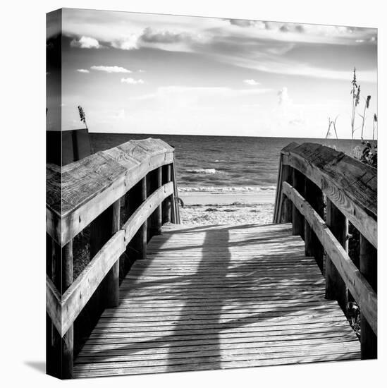 Boardwalk on the Beach at Sunset-Philippe Hugonnard-Premier Image Canvas