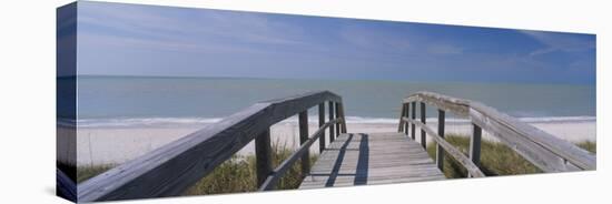 Boardwalk on the Beach, Gasparilla Island, Florida, USA-null-Premier Image Canvas