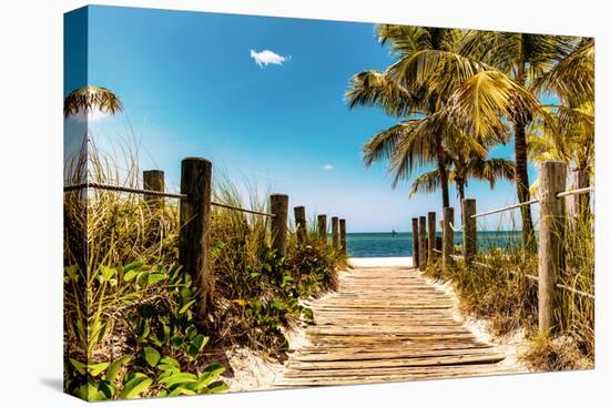 Boardwalk on the Beach - Key West - Florida-Philippe Hugonnard-Premier Image Canvas