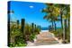 Boardwalk on the Beach - Key West - Florida-Philippe Hugonnard-Premier Image Canvas