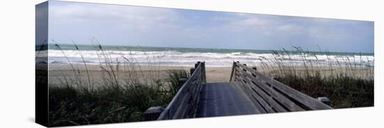 Boardwalk on the Beach, Nokomis, Sarasota County, Florida, USA-null-Premier Image Canvas