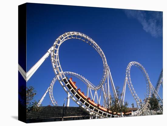 Boardwalk Roller Coaster, Ocean City, Maryland, USA-Bill Bachmann-Premier Image Canvas