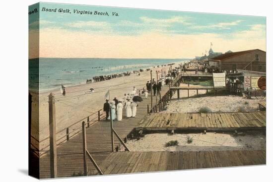 Boardwalk, Virginia Beach, Virginia-null-Stretched Canvas