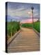 Boardwalk-AJ Messier-Stretched Canvas