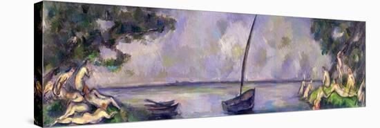 Boat and Bathers-Paul Cézanne-Premier Image Canvas