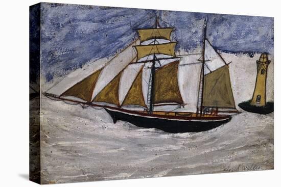 Boat and Lighthouse-Alfred Wallis-Premier Image Canvas