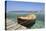 Boat at a Jetty, Palau, Sardinia, Italy, Mediterranean, Europe-Markus Lange-Premier Image Canvas