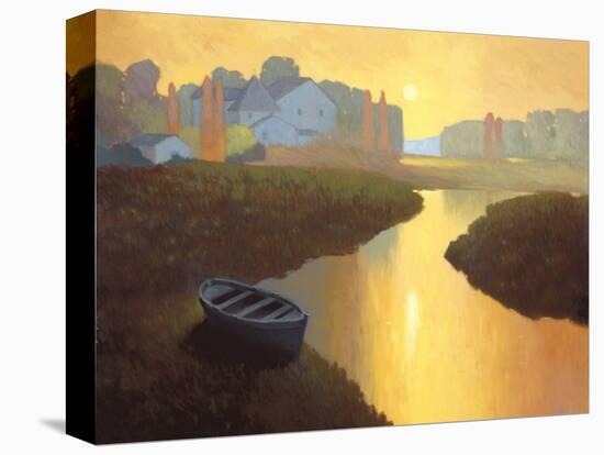 Boat at Sunrise-Max Hayslette-Premier Image Canvas