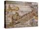 Boat Carrying Soldiers Down the River Nile, Mosaic Pavement, c. 80 BC Roman, Praenesta, Italy-null-Premier Image Canvas