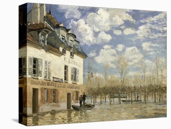 Boat In The Flood-Alfred Sisley-Premier Image Canvas