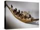 Boat, Model, Painted Wood c. 2000 BC Middle Kingdom Egyptian-null-Premier Image Canvas