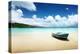 Boat on Beach Mahe Island, Seychelles-Iakov Kalinin-Premier Image Canvas