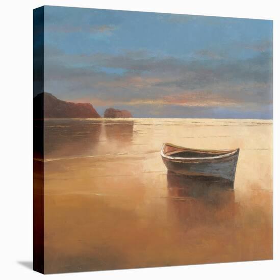 Boat on Beach-TC Chiu-Stretched Canvas