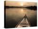 Boat on the Amazon River, Near Puerto Narino, Colombia-Christian Heeb-Premier Image Canvas