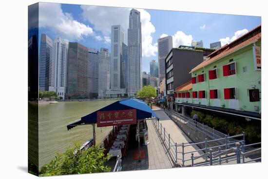 Boat Quay, Singapore, Southeast Asia-Frank Fell-Premier Image Canvas