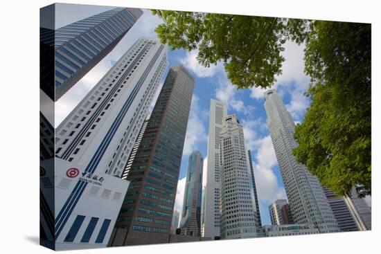 Boat Quay, Singapore, Southeast Asia-Frank Fell-Premier Image Canvas