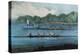Boat Race-Currier & Ives-Stretched Canvas