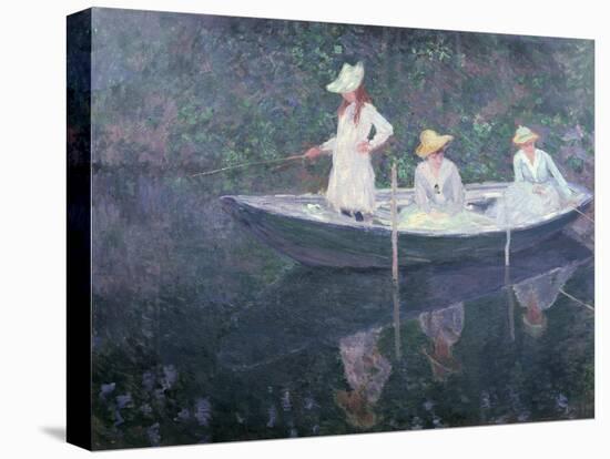 Boat the 'Norvegienne' at Giverny, France, c. 1887-Claude Monet-Premier Image Canvas