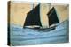Boat with Plane and Airship (Oil and Pencil on Cardboard)-Alfred Wallis-Premier Image Canvas