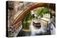 Boating On The Canal In Prague-George Oze-Premier Image Canvas