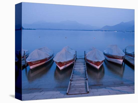 Boats and Lake, Chiemsee, Bavaria, Germany-Demetrio Carrasco-Premier Image Canvas
