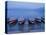 Boats and Lake, Chiemsee, Bavaria, Germany-Demetrio Carrasco-Premier Image Canvas