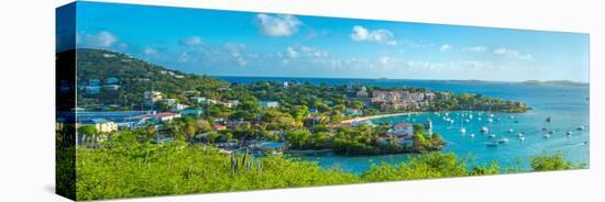 Boats at a Harbor, Cruz Bay, St. John, Us Virgin Islands-null-Premier Image Canvas