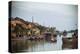 Boats at the Thu Bon River, Hoi An, Vietnam, Indochina, Southeast Asia, Asia-Yadid Levy-Premier Image Canvas