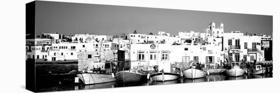 Boats at the Waterfront, Paros, Cyclades Islands, Greece-null-Premier Image Canvas