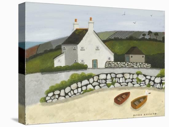 Boats, Gull and House-Sophie Harding-Premier Image Canvas