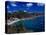 Boats in Bay, Corrossol Bay, St. Barts-Wayne Walton-Premier Image Canvas