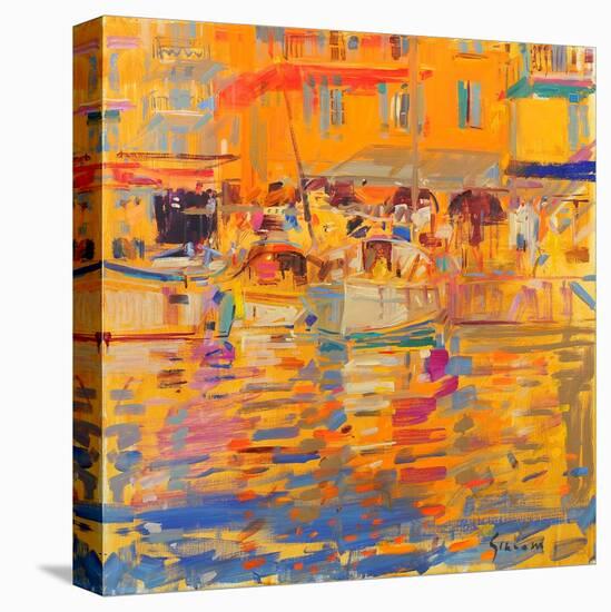 Boats in Harbour, Saint-Tropez-Peter Graham-Premier Image Canvas