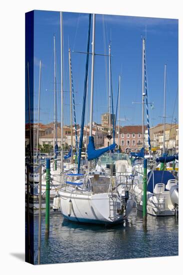 Boats in Marina, Meze, Herault, Languedoc Roussillon Region, France, Europe-Guy Thouvenin-Premier Image Canvas