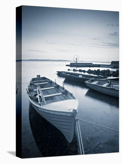 Boats on Lake, Connemara, County Galway, Ireland-Peter Adams-Premier Image Canvas